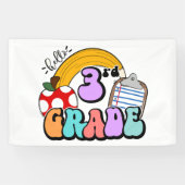 Hello Third Grade Banner (Horizontal)