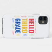 Hello Third Grade Case-Mate iPhone Hülle (Rückseite (Horizontal))