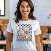Hello Third Grade Custom Tshirt