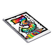 Hello Third Grade Gefärbte Krawatte Back T Notizblock (Rechte Seite)