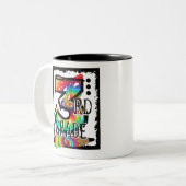 Hello Third Grade Gefärbte Krawatte Back T Zweifarbige Tasse (Vorderseite Links)
