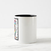 Hello Third Grade Gefärbte Krawatte Back T Zweifarbige Tasse (Mittel)