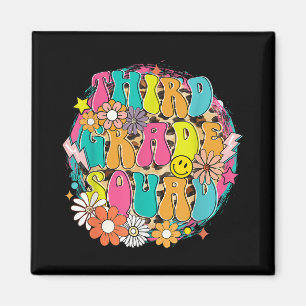 Hello Third Grade Shirt - Girls 3rd Grade Outfit, Magnet