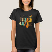 HELLO THIRD GRADE TEACHER KIDS BACK TO SCHOOL RETR T-Shirt (Vorderseite)
