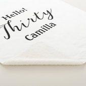 Hello thirty birthday name simple minimal elegant sherpadecke (3/4)