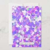 Hello Thirty - Lila Einladung (Rückseite)