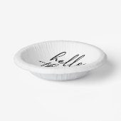 Hello Thirty Minimalistisch 30. Geburtstag Party Pappteller (Gewinkelt)