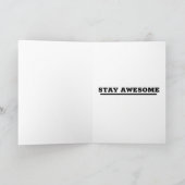 HELLO TO BEST FRIEND FUNNY CAT GREETING CARD KARTE (Innenseite)