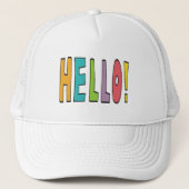 Hello! Truckerkappe (Vorderseite)