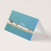 "Hello" Turtle Family Grußkarten (Vorderseite)