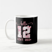 Hello Twelve Est 2013 12th Birthday Girl Coquette Kaffeetasse (Links)