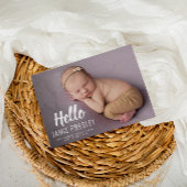 HELLO-Typografie Postkarte