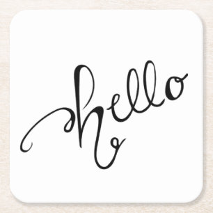 Hello Untersetzer - Handschriftlich