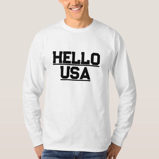 HELLO USA T - Shirt (Vorderseite)