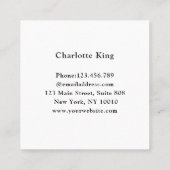 "Hello!" Visitenkarte (Rückseite)