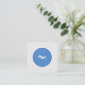 "Hello!" Visitenkarte (Stehend Vorderseite)