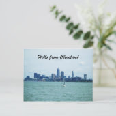 HELLO VON CLEVELAND Postcard Postkarte (Stehend Vorderseite)