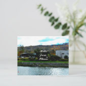 HELLO VON ITHACA Postkarte (Stehend Vorderseite)