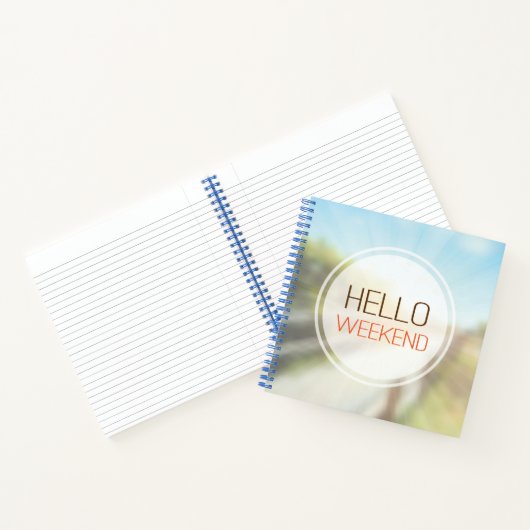 Hello Weekend Notizblock (Innenseite)