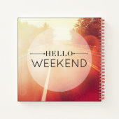 Hello Weekend Notizbuch (Rückseite)