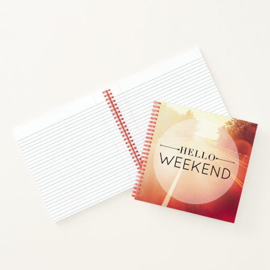 Hello Weekend Notizbuch (Innenseite)