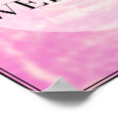 Hello Weekend Poster (Ecke)