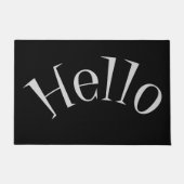 HELLO Welcome Door Mat Fußmatte (Vorderseite)