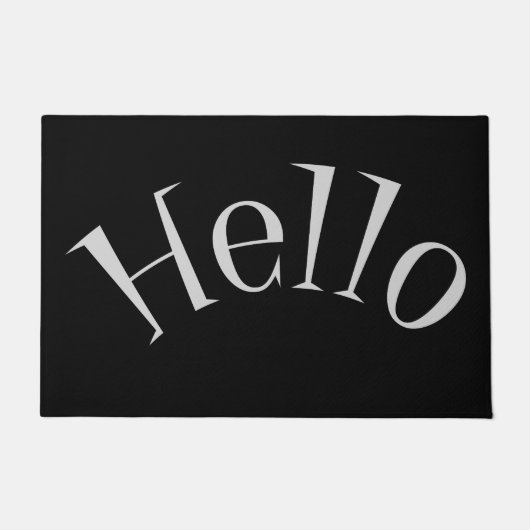 HELLO Welcome Door Mat Fußmatte (Vorderseite)