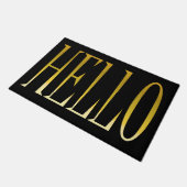 HELLO Welcome Door Mat Fußmatte (Schrägansicht)