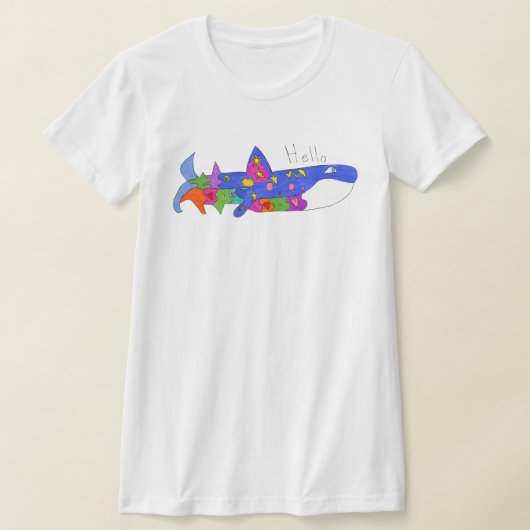 "Hello Whale" T-Shirt (Ablage )