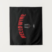 Hello Wine - Ein Halloween-Foto-Stand Wandteppich (Vorderseite)
