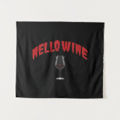 Hello Wine - Ein Halloween-Foto-Stand Wandteppich (Vorderseite (Horizontal))