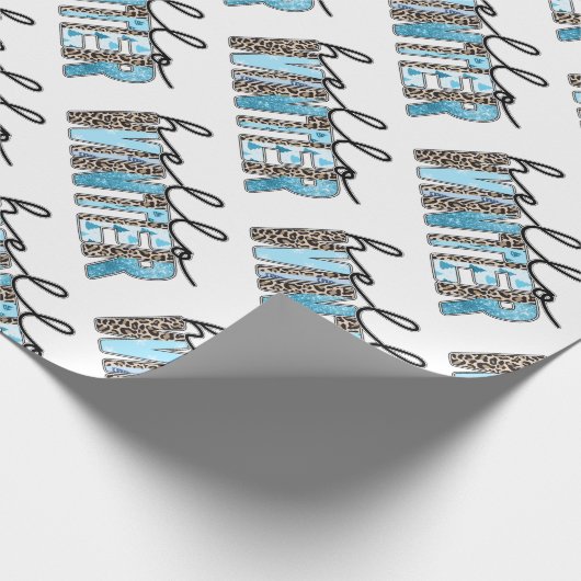 Hello Winter Customize Geschenkpapier (Ecke)