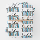 Hello Winter Customize Geschenkpapier Set (Beispiel)