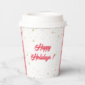 Hello Winter Customize Pappbecher (Rückseite)