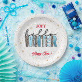Hello Winter Customize Pappteller (Party)