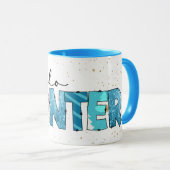 Hello Winter Customize Tasse (VorderseiteRechts)