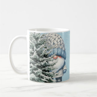 Hello Winter Gnome Keramik Tasse