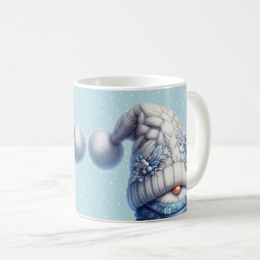 Hello Winter Gnome Tasse (VorderseiteRechts)