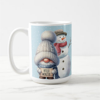 Hello Winter Gnome Tasse