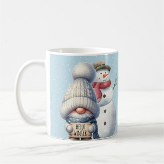 Hello Winter Gnome Tasse