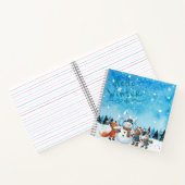 Hello Winter Hardcover Spiral Notebook Notizblock (Innenseite)