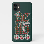 Hello Winter Holiday Letters, Scotland Pattern Case-Mate iPhone Hülle (Rückseite)