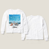 Hello Winter Personalized long sleeves (Design Vorderseite & Rückseite)