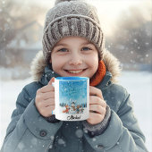 Hello Winter Personalized Mug Tasse