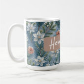 Hello Winter Pines & Flowers Kaffeetasse (Links)