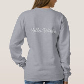 Hello Winter Sweatshirt (Rückseite)
