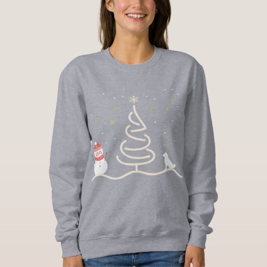 Hello Winter Sweatshirt (Vorderseite)