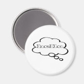 Hello Word Bubble Magnet (Vorderseite/Rückseite)