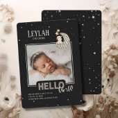 Hello World Baby Announccard Ankündigung
